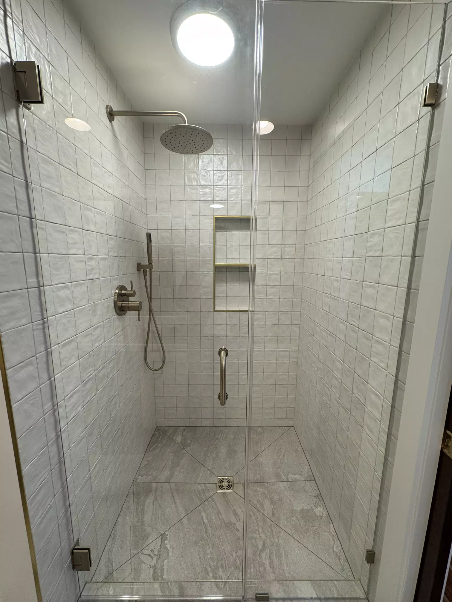 Custom tile shower